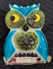 Vintage 1960s Lucite Owl Napkin Holder w/ Makers Sticker ~ New Trend Industries  picture