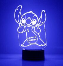 Stitch Personalized FREE Stitch LED Night Light Lamp with Remote Control Light picture
