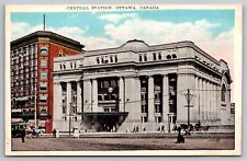 General Station. Ottawa Vintage Postcard picture