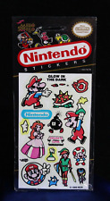 VINTAGE 1989 Nintendo Factory Sealed Mello Smello Glow-in-the-Dark Stickers picture