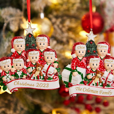 Family Ornament With Names Custom Family Christmas Gift Personalized Name Xmas picture