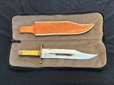 Large Martin Pullen Bowie Knife In Case picture
