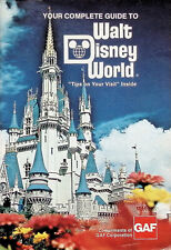 Walt Disney World - “Complete Guide to ...” Compliments of GAF 34pg Vintage 1977 picture