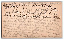 c1880's Orphan Message WS Howard Hyannis Nebraska NE Antique Postal Card picture