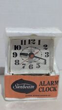VINTAGE 1977 Sealed In Package SUNBEAM Petite Alarm Clock Electric 880-11 picture