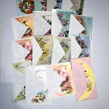 Vintage Assorted Get Well Cards + envelopes, Unused picture