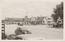 RPPC Nebraska NE Ogallala 1940s Standard Station Bus Depot Hokes Cafe Big Rabbit picture