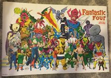 1984 VTGE.FANTASTIC FOUR POSTER-CREATED STAN LEE &JACK KIRBY-MARVEL COMICS BOOKS picture