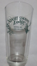 Sportsman's Lodge Ennis, MT Pint Beer GLASS 16oz picture