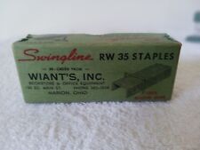 Vintage Swingline RW-35 Staple Box Only Steel Corners With Marion,Oh Dealer C-9 picture