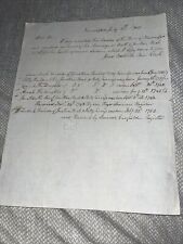 1853 New Milford CT Town Clerk Letter on Genealogy: Jonathan Buck Family Records picture
