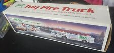 1989 HESS Toy Fire Truck NEW in Original Box picture