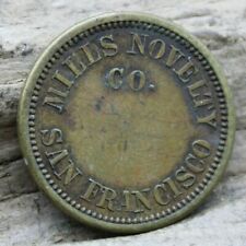 1900'S SAN FRANCISCO CALIFORNIA CA MILLS NOVELTY CO. 5¢ TRADE TOKEN 21.1mm(D3H2) picture