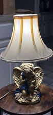 Figi Graphics Cherub Neo-Classical Carrara Theme Lamp Angel Dove Vintage 1994 picture