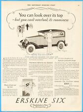 1927 Studebaker Erskine Custom Six Sedan Vintage 20's Automobile Car Ephemera Ad picture