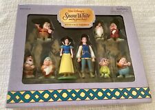 Vintage Disney Parks Snow White & The Seven Dwarfs Figures Set Prince 9 pc NIB picture