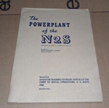1944 Powerplant of the N2S Aircraft Navy Training Manual Book WWII Era picture
