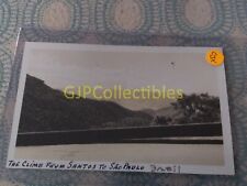 CJX VINTAGE PHOTOGRAPH Spencer Lionel Adams THE CLIMB FROM SANTOS TO SAO PAULO picture