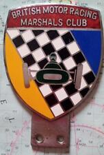 Original Car Mascot Badge British Motor Racing Marshalls Club Marples & Beasley picture