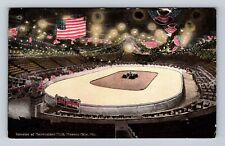 Kansas City MO-Missouri, Interior Of Convention Hall, Patriotic Vintage Postcard picture