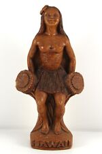 Vintage Coco Joe's Hawaii Tiki Hula Dancer #HW2 Hapa Wood **Chip** picture