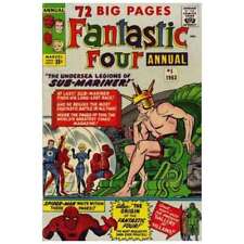 Fantastic Four (1961 series) Annual #1 in F minus condition. Marvel comics [x: picture