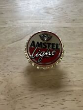 Vintage Amstel Light Bottle Cap Light Up Pin- Does Not LIGHT UP Needs Battery picture