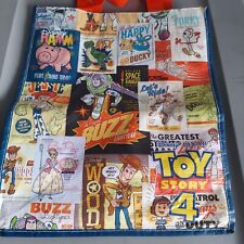 DISNEY PIXAR TOY STORY 4 LARGE RECYCLABLE REUSABLE SHOPPING BAG 15 INCHES TALL picture
