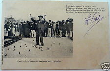 PARIS - THE CHARMER OF BIRDS IN THE TUILERIES. POSTCARDS. picture