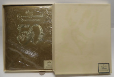 1970s Vintage Hallmark Golden 50th Wedding Anniversary Album Unused picture