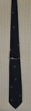 Rare 1950's -60's Snap-on Tools Blue Dress Neck Tie With Torqometer Tie Clip picture