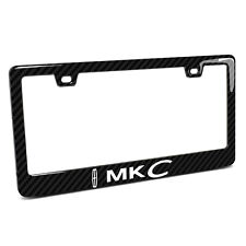 Lincoln MKC Black Real 3K Carbon Fiber Finish ABS Plastic License Plate Frame picture