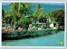 Kailua Hawaii HI Postcard Colorful View Of Picturesque Alii Drive c1960s Vintage picture