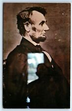Postcard Profile View of Abraham Lincoln J145 picture