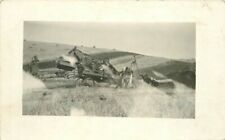 Abandoned Machinery 1920s Farm Agriculture RPPC Photo Postcard 6055 picture