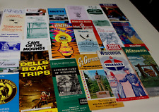 Large lot Vintage Wisconsin Maps Travel Brochure picture