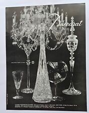 BACCARAT Crystal - ADVERTISE 1959 Print AD 2406 picture