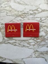Vintage McDonald's Restaurant Matchbook 2 Matches picture