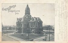 TERRE HAUTE IN - Court House Postcard - udb - 1905 picture