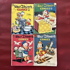 4 Walt Disney Comic Books 1950s Golden Age, Carl Barks READER COPIES Donald Duck picture