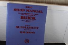 1927/28 Buick Shop Manual picture