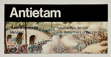 1983 Antietam National Battlefield Park Maryland Vintage Official Brochure Map picture