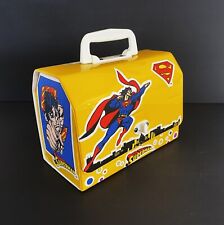 1997 Vintage DC Comics Superman Mexican Vinyl Lunchbox Dome Mexico issue  picture