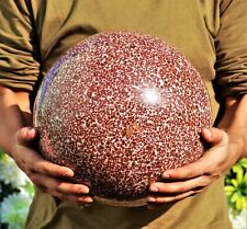 Huge 265MM Red Hornitos Jasper Spirit Power Reiki Chakra Stone Sphere Ball picture