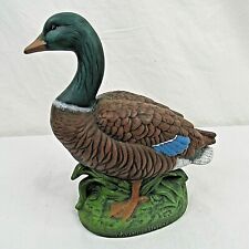 Vintage Mallard Duck Figurine 1984 Ceramic 7.5