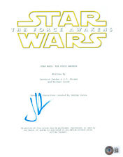 JJ ABRAMS SIGNED AUTOGRAPH 'STAR WARS THE FORCE AWAKENS' FULL SCRIPT BECKETT BAS picture