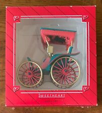 Hallmark 1987 Ornament ~ SWEETHEART ~ Surrey with Fringe on Top picture