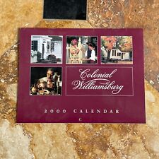 NEW Unused Colonial Williamsburg Wall Calendar Year 2000 picture