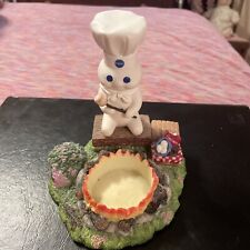 Danbury Mint Pillsbury Doughboy Gone Camping Votive Candle Holder 2003 picture