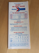 Amtrak Timetable Form C-1 Efffective 1/20/75, Detroit-Jackson picture